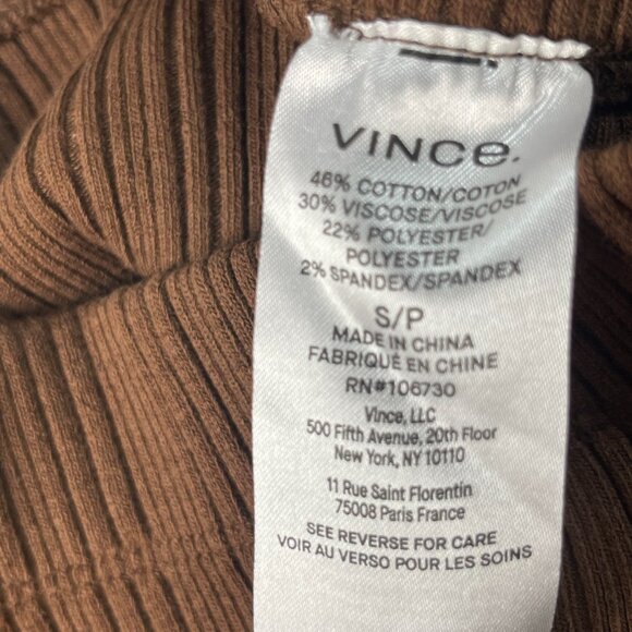 NWT VINCE Rib Flared Pant Size S - Picture 5 of 6